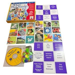 Discovery Toys What's That Sound? Auditory Matching Game CD Lotto 2004 Vintage